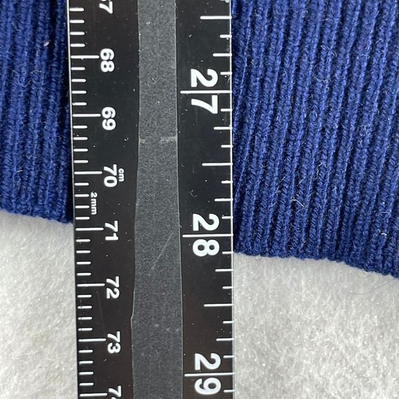 Vintage SNOW LOTUS Mens 44/L/XL Blue Multi Cashmere Fair Isle V-Neck Sweater - Picture 4 of 14